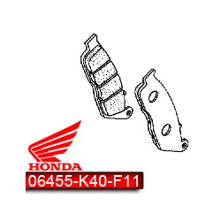 06455-K40-F12 : Plaquettes de frein avant d'origine Honda Forza 125 300 NSS