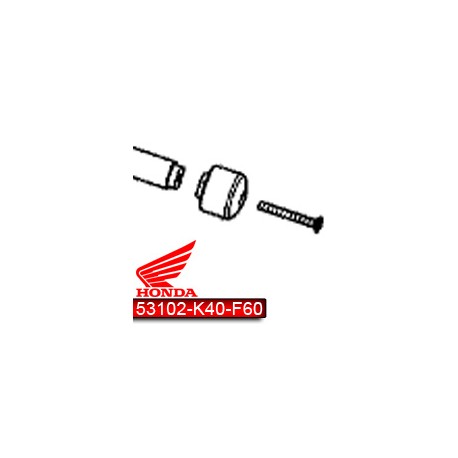 53102-K40-F60 et 90191-K0B-T00 : Embout de Guidon d'origine Honda Forza 125 300 NSS