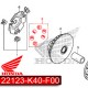 22123-K40-F00 : OEM roller set V1/V4 Forza 125 300 NSS