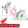 22123-K35-V20 : Jeu de galets d'origine V2-V3 Honda Forza 125