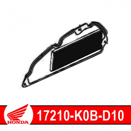 17210-K0B-D10 : Filtre à Air Honda Forza 125 300 NSS