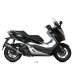1096373001 - MV.HO.0002.LV : MIVV Mover Silent Exhaust Black Stainless Steel Forza 125 300 NSS