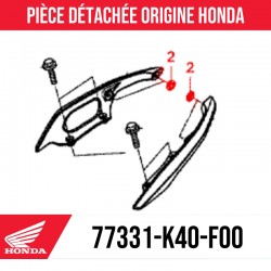 Honda rear handle cap