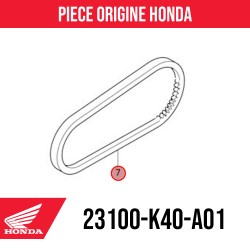 23100-K40-A01 : Courroie origine Honda V4 Forza 125 300 NSS