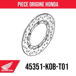 Honda front brake disc