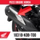 18318-K0B-T00 : Honda exhaust shield trim Forza 125 300 NSS