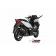 1119415001 - MV.HO.0004.LV : Silenzioso MIVV Mover inox nero Forza 350 Forza 125 300 NSS