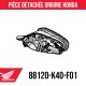 88110-K40-F01 / 88120-K40-F01 : Rétroviseur origine Honda V1 Forza 125 300 NSS