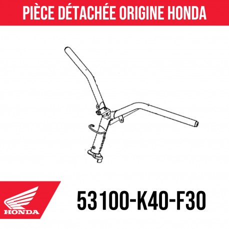 53100-K40-F30 : Guidon origine Honda V2 Forza 125 300 NSS