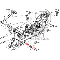 15421-K0R-V00 + 91303-K0R-V01 : Kit griglie del motore Honda Forza 125