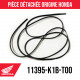 11395-K1B-T00 : Bodenablaufdichtung links Honda 350 Honda Forza 125